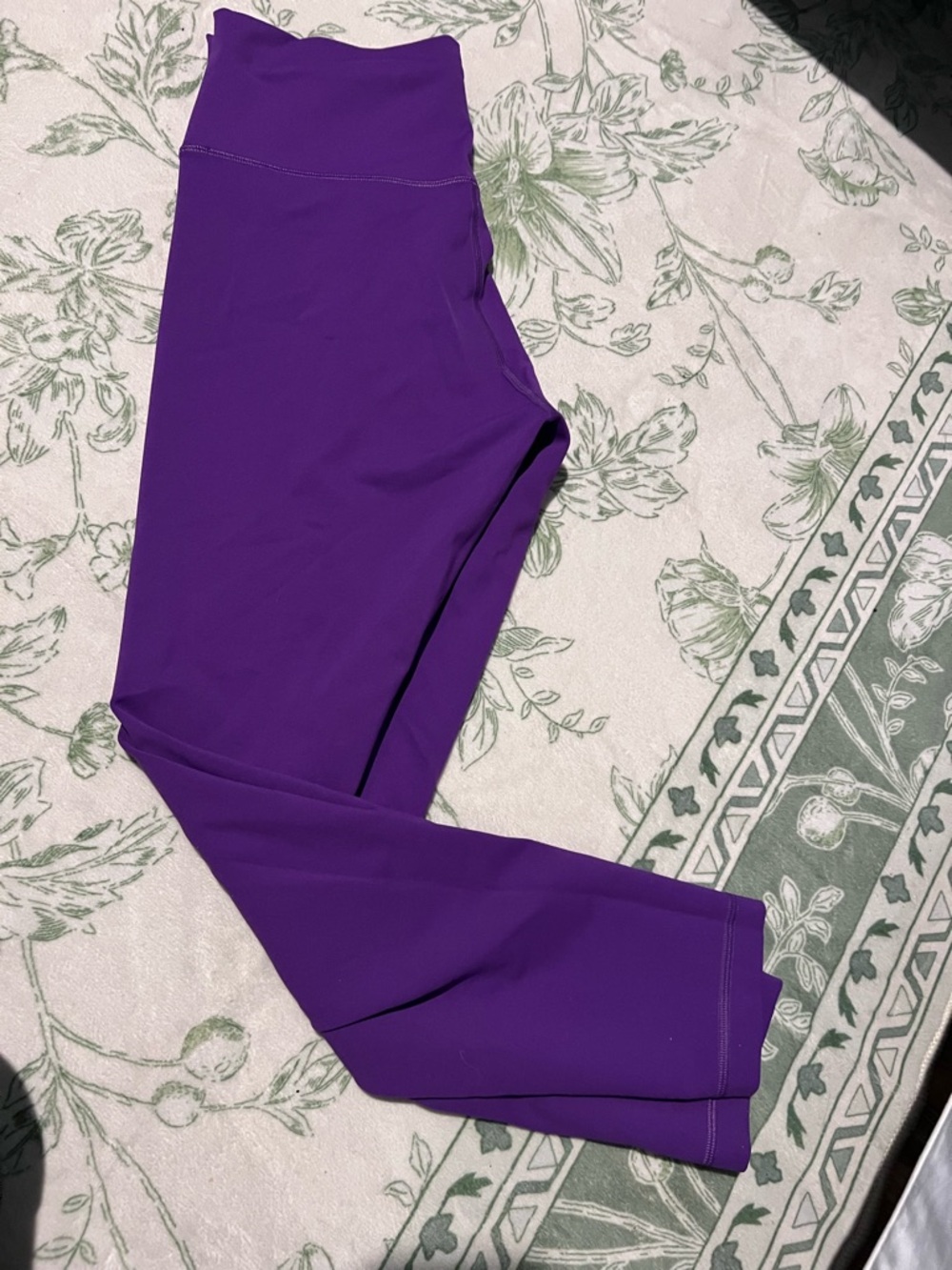 Vibrant Purple High-Waist Leggings